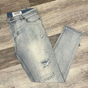 Zanerobe Joe Blow Denim Distressed Pants